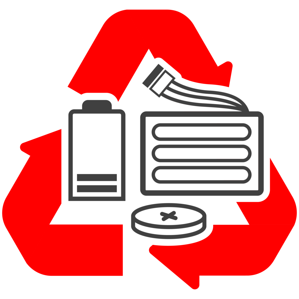 Icon_Recycle Sign_Batteries_red_RGB