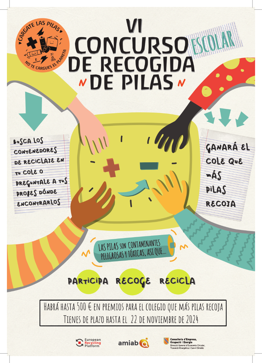 campaña reciclaje de pilas